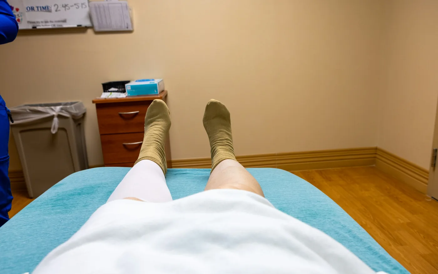 Treatment can ease calf tension but does nothing to the compartment pressure