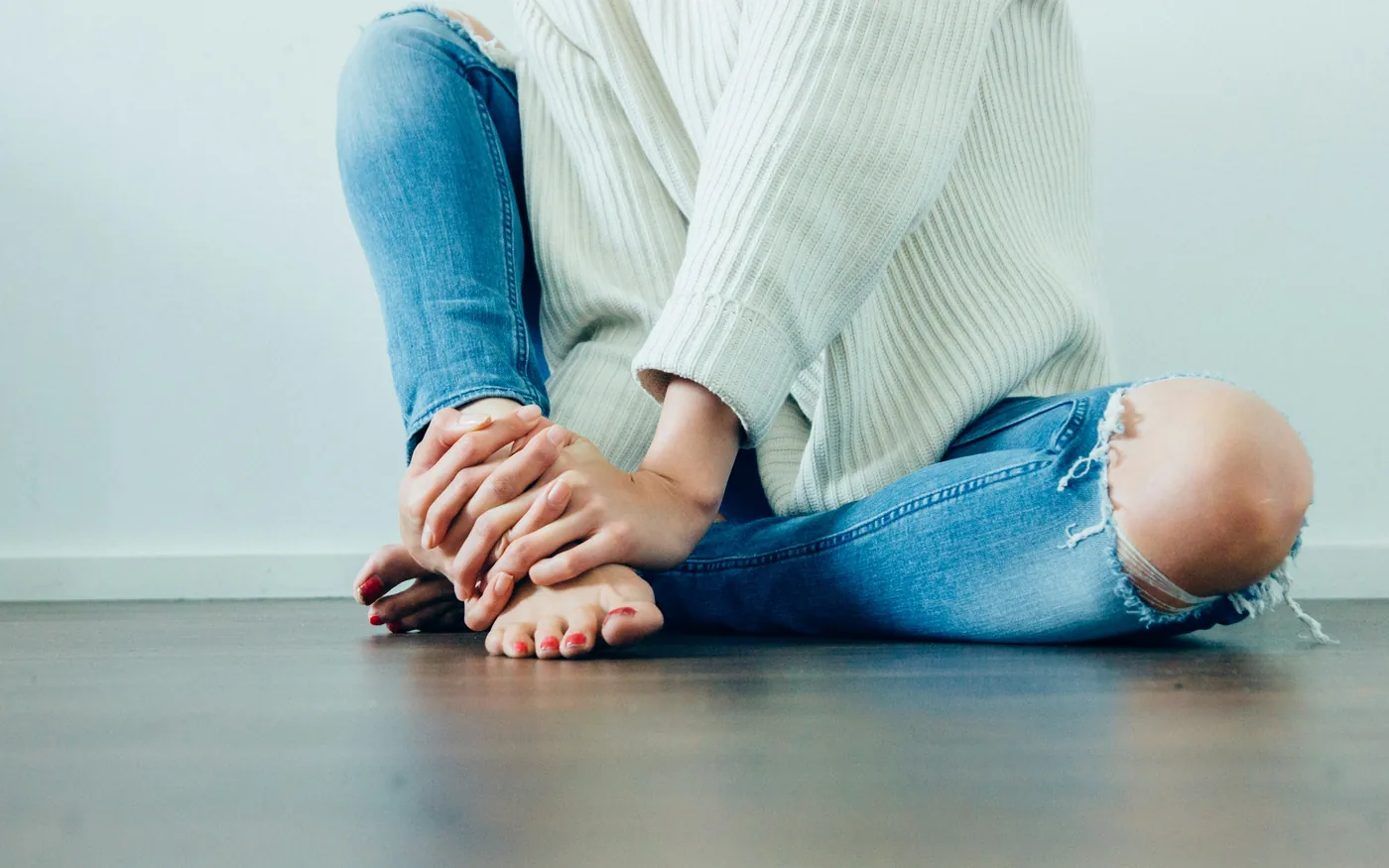 Sciatic pain radiates from the low back through the buttock and down the leg