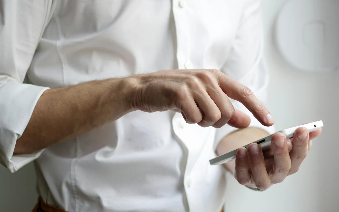 Booking an appointment by phone, which is how most first visits start here