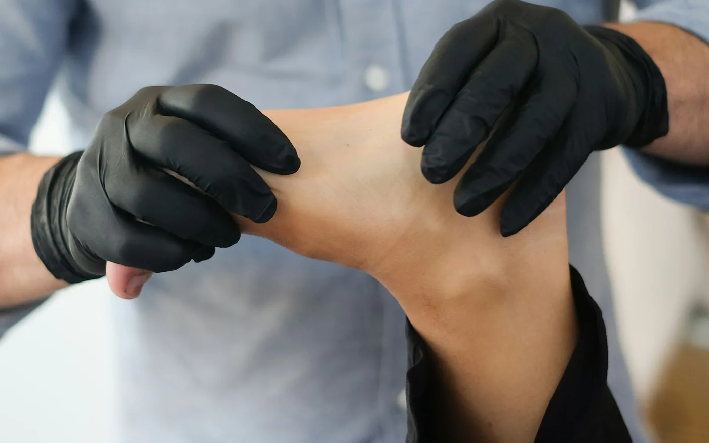 Daily foot checks matter because a numb foot cannot report an injury