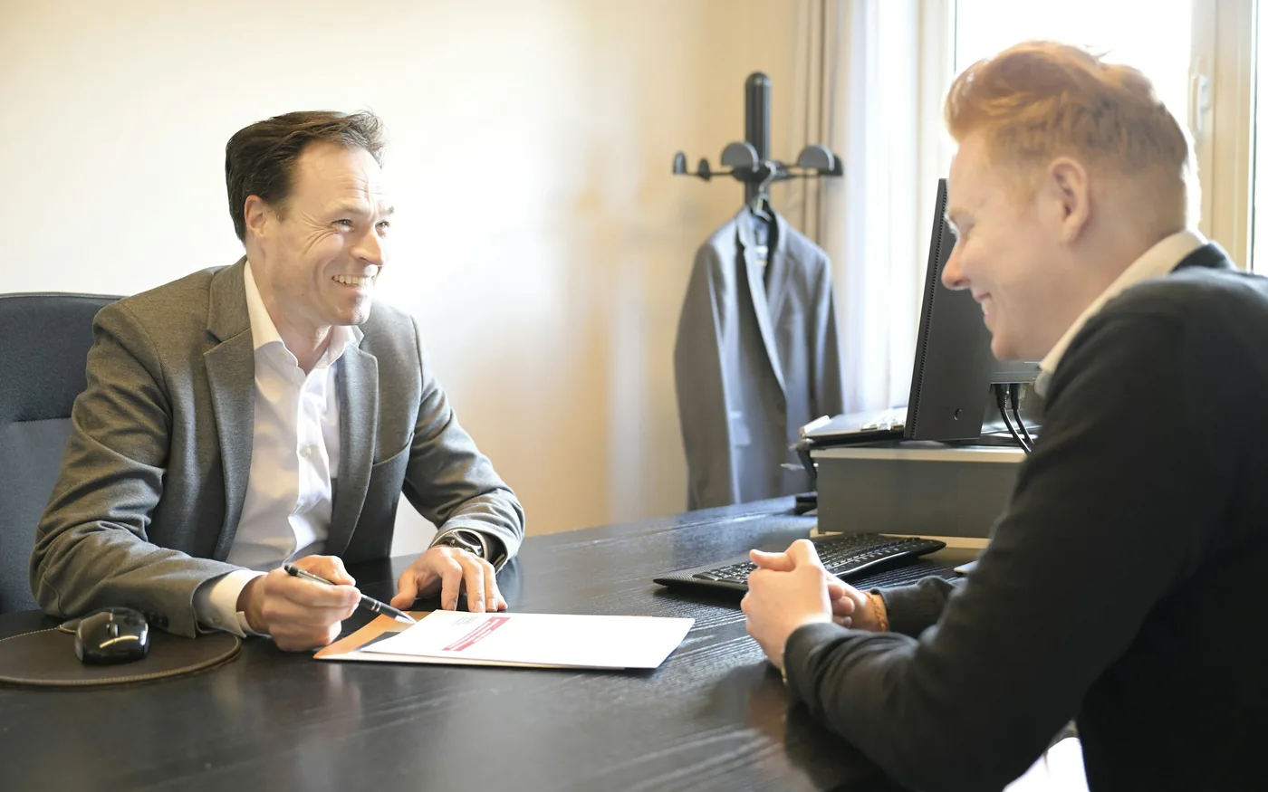 If you are unsure which suits you, say so when you book