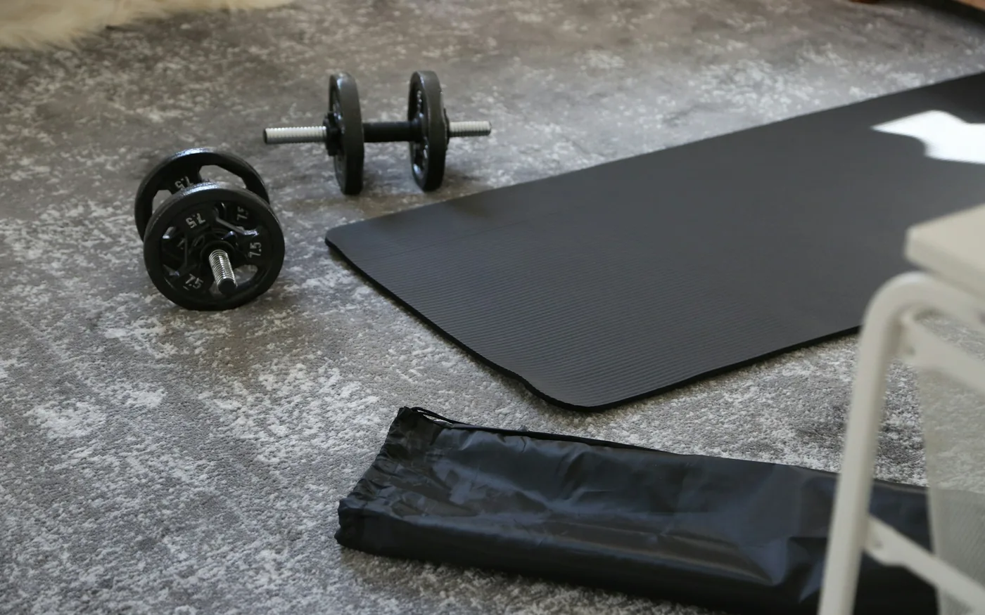 Leaving the equipment out removes one decision from the day