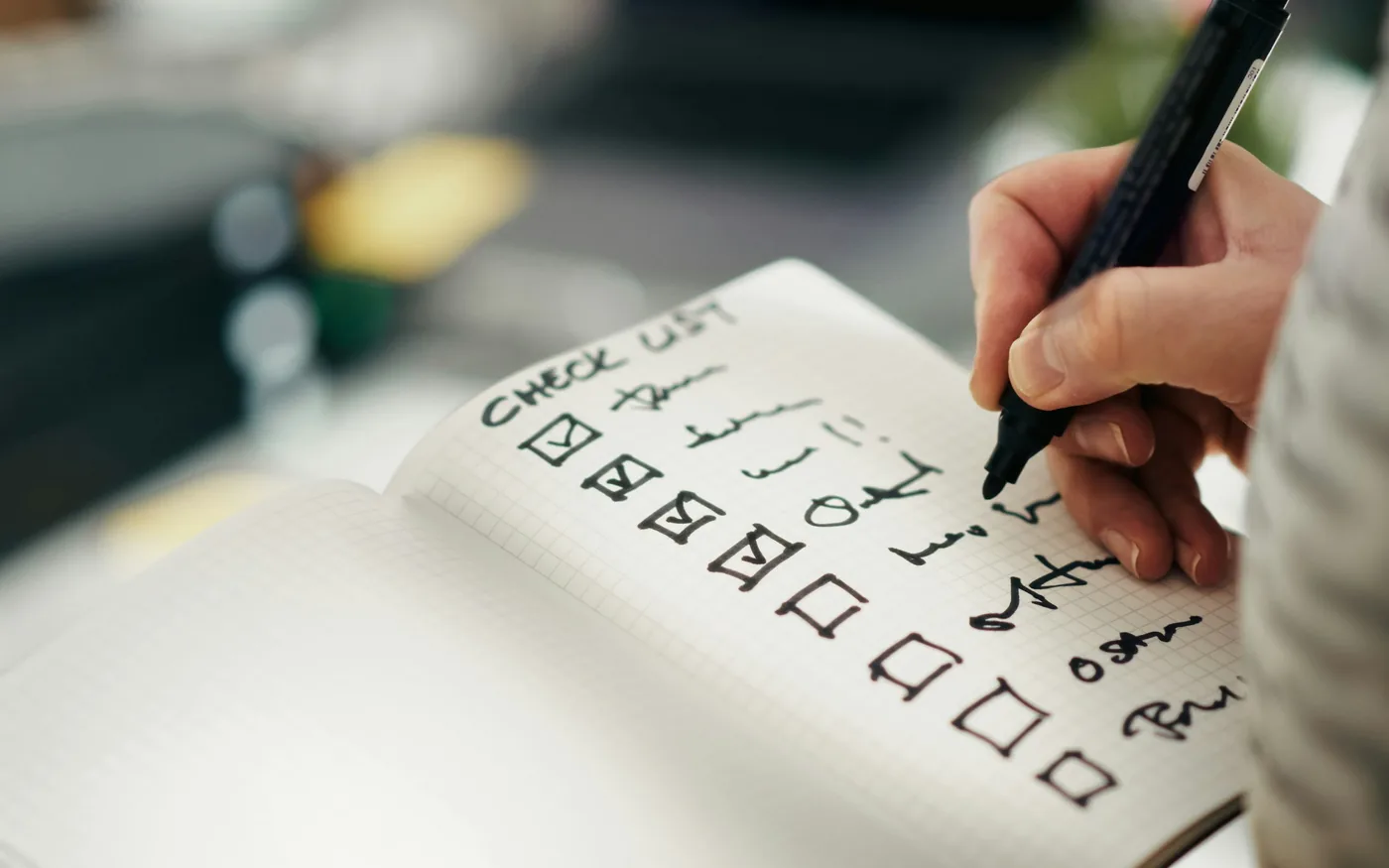 A tick on a page is a surprisingly effective piece of machinery