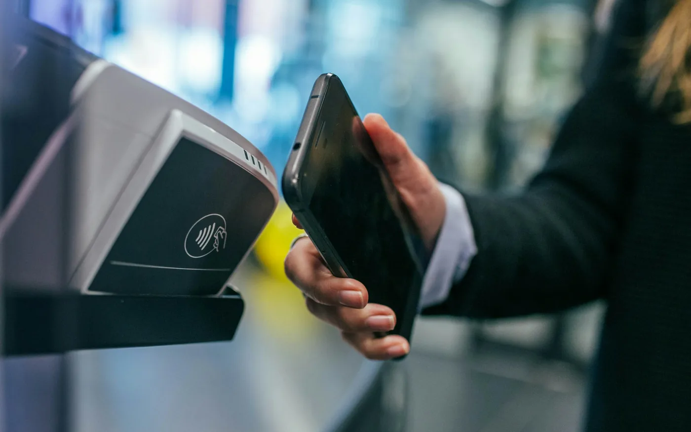 Paying at the desk, with nothing added afterwards