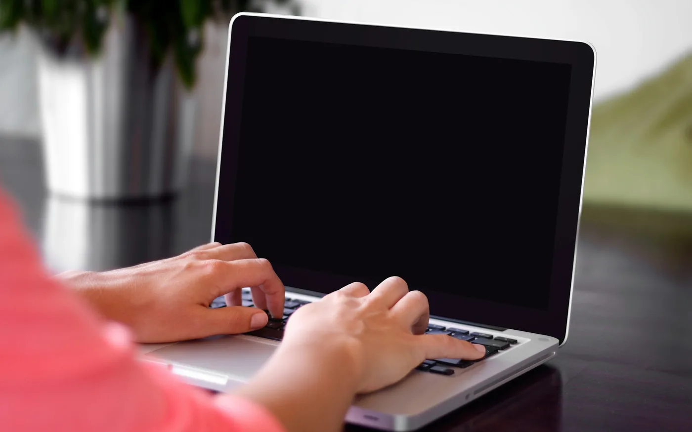 Hunched screen posture, which drives much of the neck pain we see