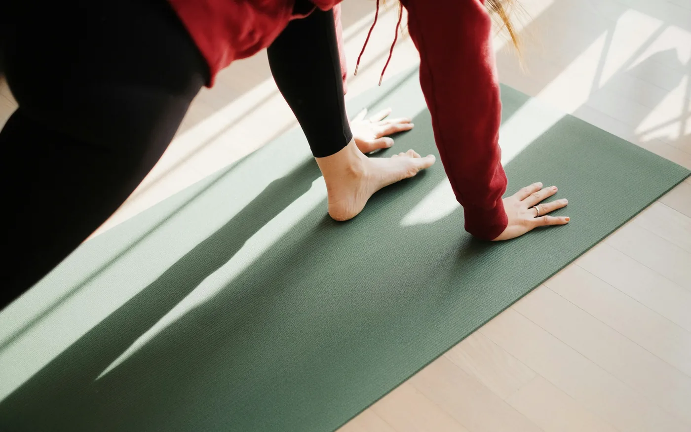 Stretches you can carry on with at home are part of a session here