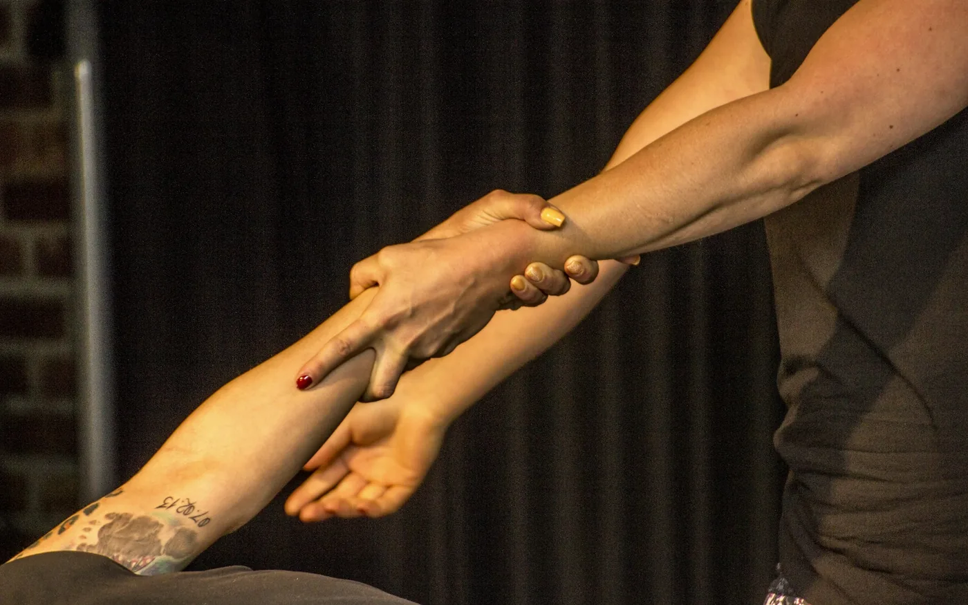 Relief on removing the shoe and rubbing the foot is characteristic