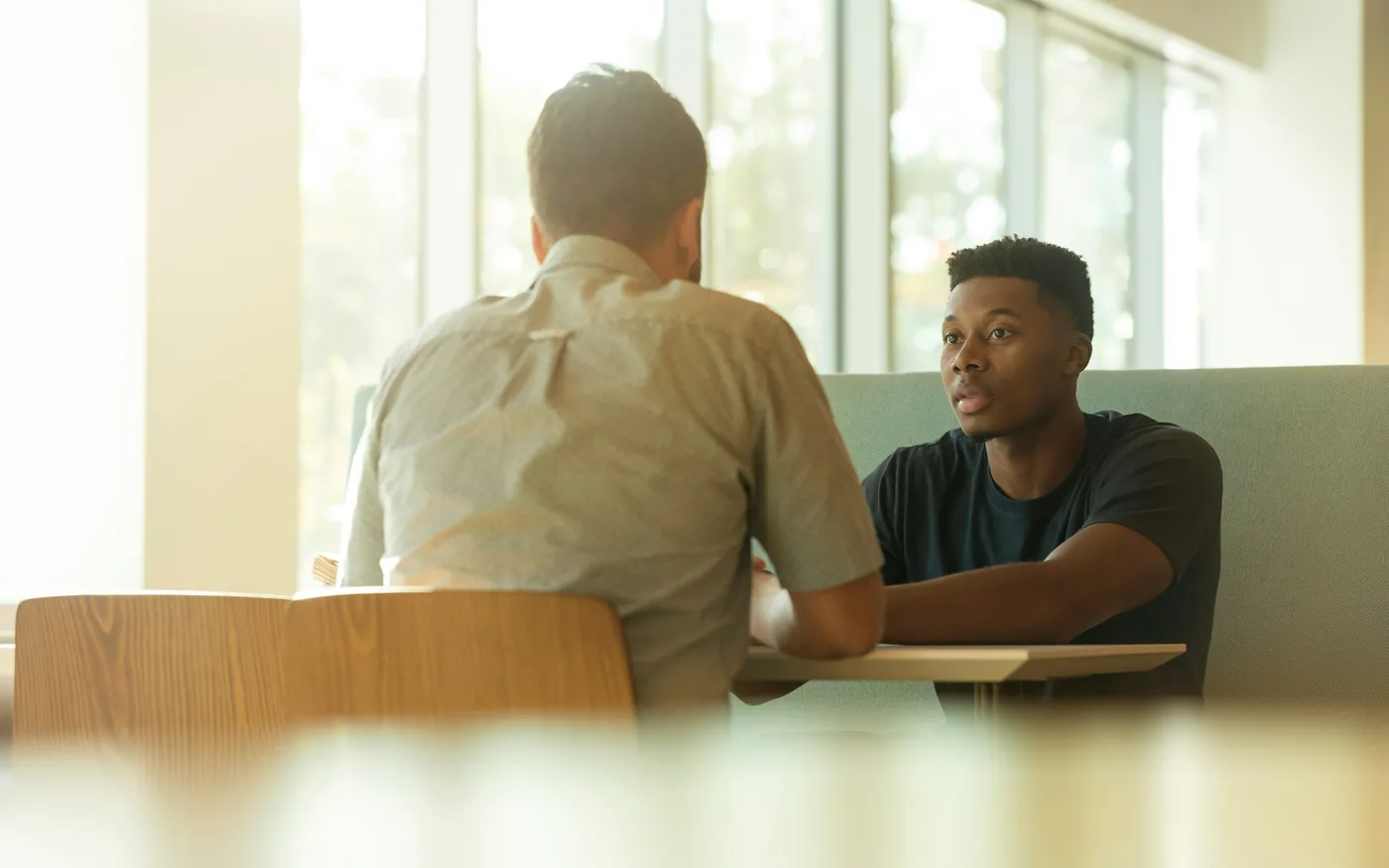 Saying you are nervous changes how a first session is handled